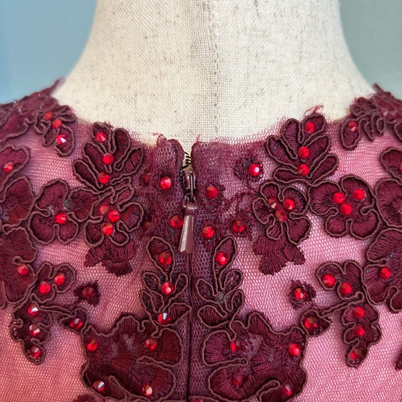 Gorgeous Maroon Prom Dress - Picture 4 of 13